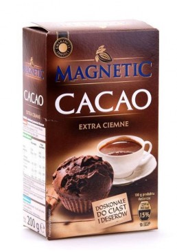 Какао Magnetic Cacao экстра тёмное, 200 г